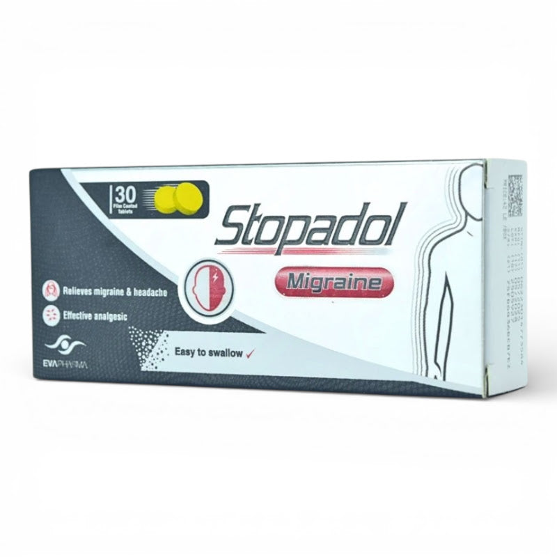 Stopadol Migraine 30Tab 3شريط