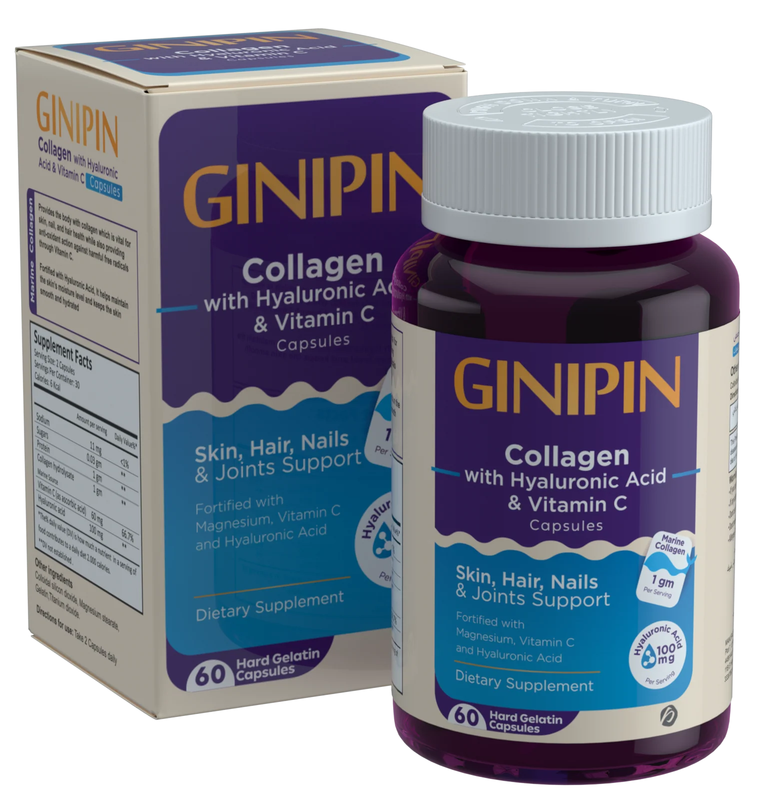 Ginipin Collagen 60Caps