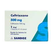 Ceftriaxone 500Mg Im 1Vial