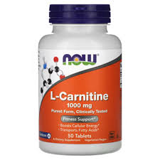 Now L-Carnitine 1000Mg 50Tab