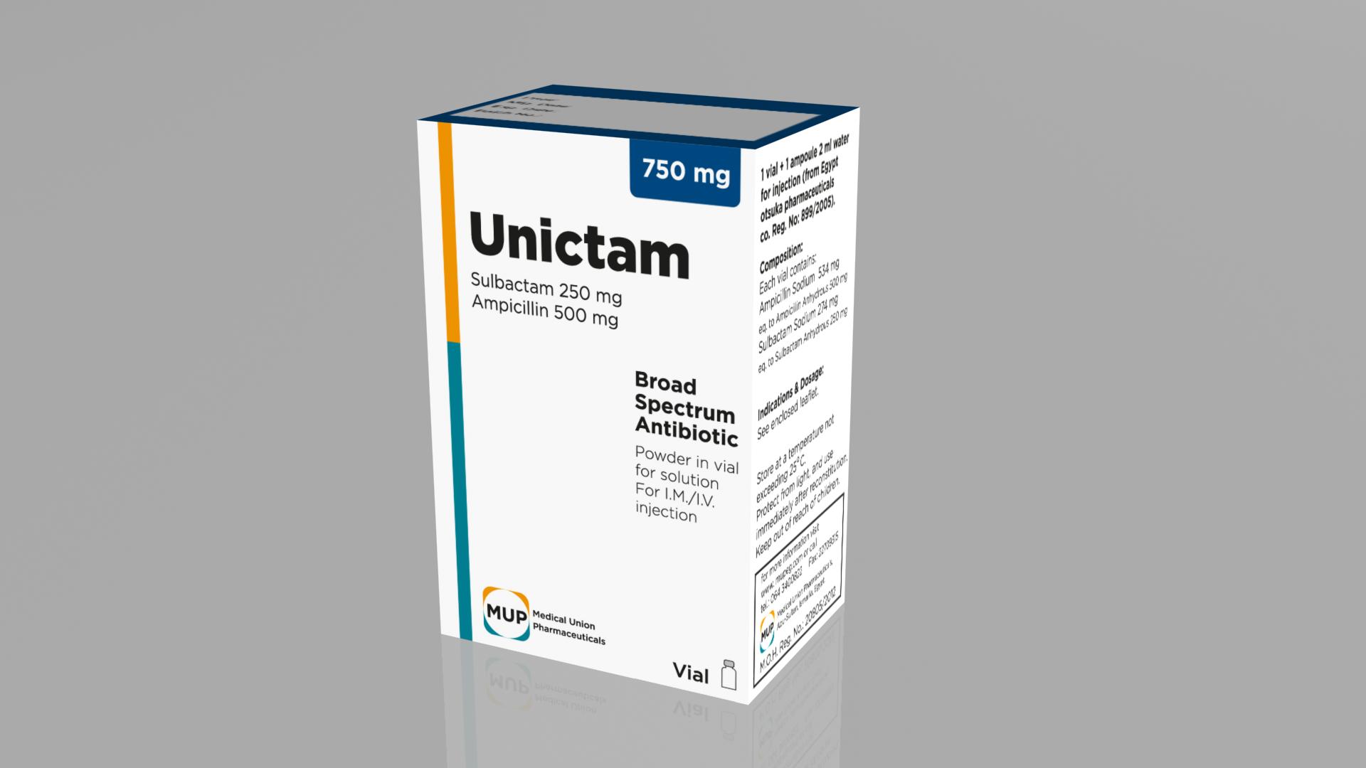 Unictam 750Mg Vial