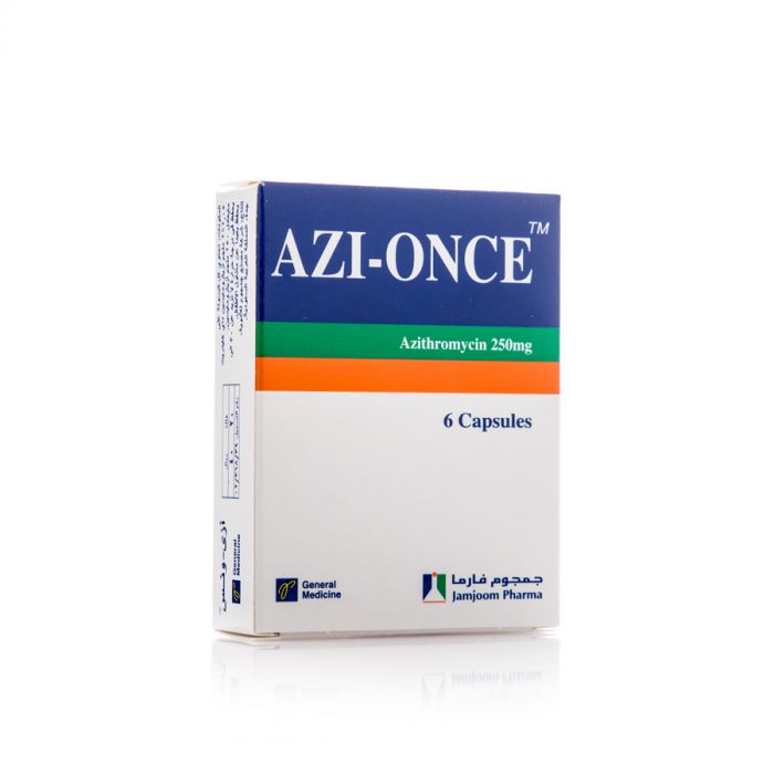 Azi-Once 250Mg 6 Caps