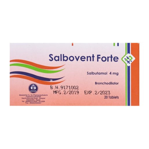 Salbovent Fort 4Mg 20T