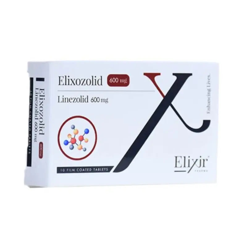 Elixozolid 600Mg 10Cap