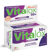 Vitalox 50+ +Ginseng 30Tab 1+1