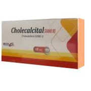 Cholecalcital 50000 Iu 12Tab
