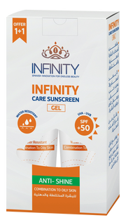 Infinity Sunscreen Tinted 60Ml Gel Spf50 (1+1)