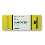 Capoten 25Mg 20Tab