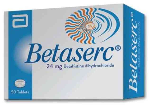 Betaserc 24Mg 40Tab