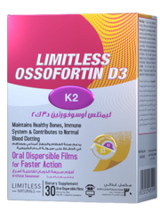 Limitless Ossofortin D3 K2 30Film