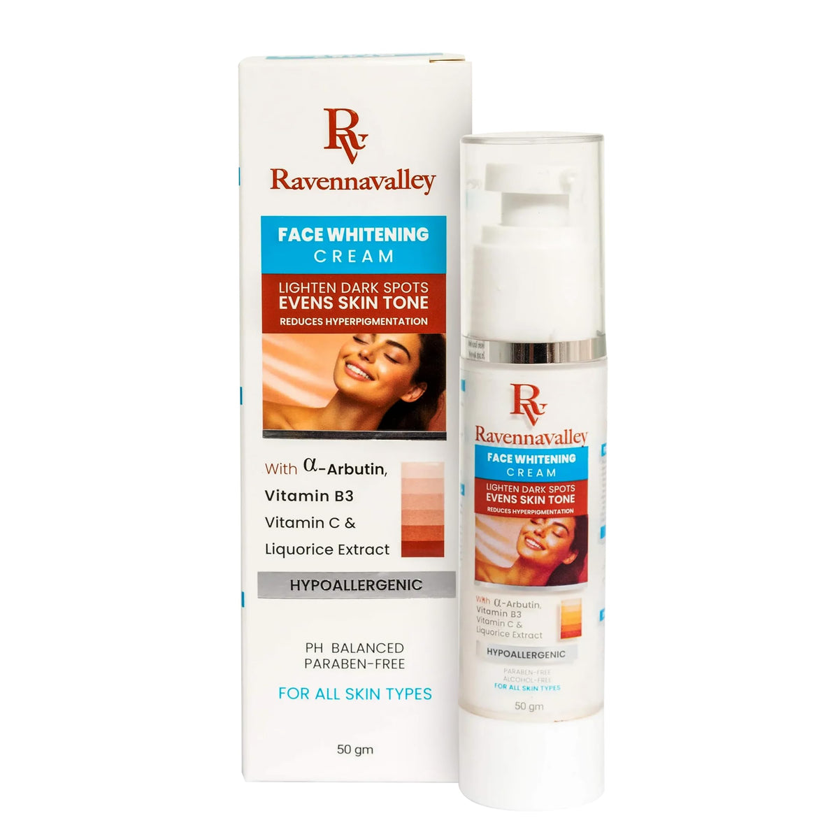 Rv. Face Whitening Cream 50Gm