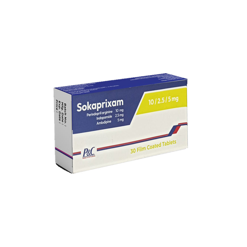 Sokaprixam 10/2.5/5Mg 30Tab