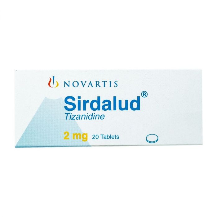 Sirdalud 2Mg 20Tab