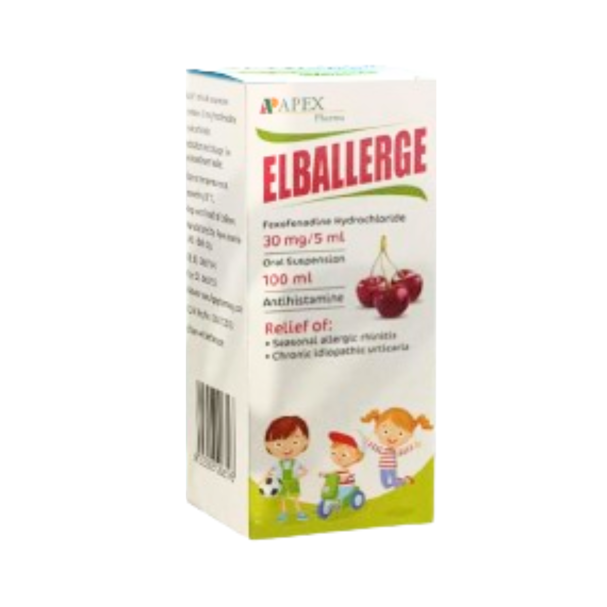 Elballerge 30Mg/5Ml 100Ml Susp