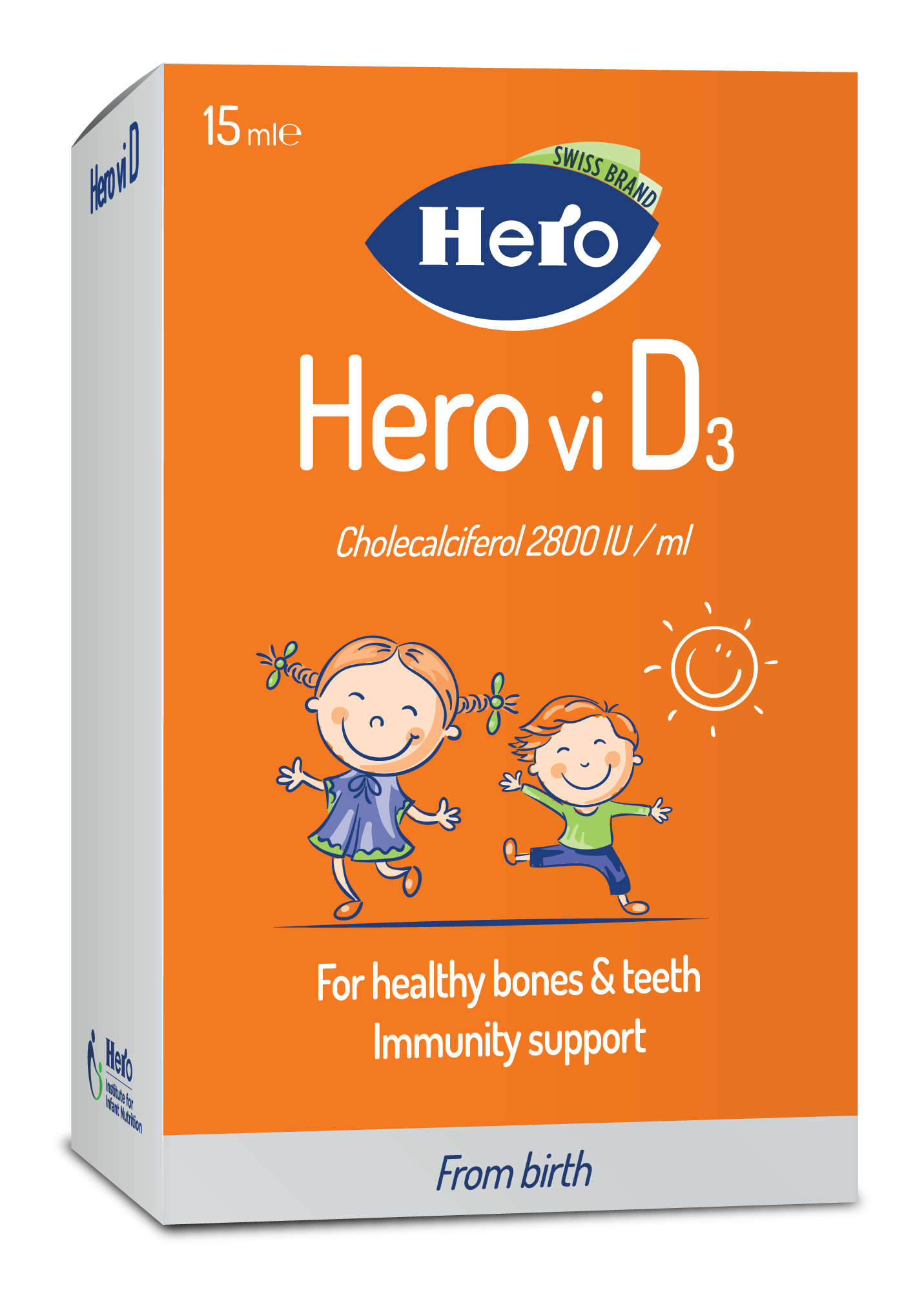 Hero Vitamin D3 Drop 2800 15Ml