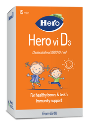 Hero Vitamin D3 Drop 2800 15Ml