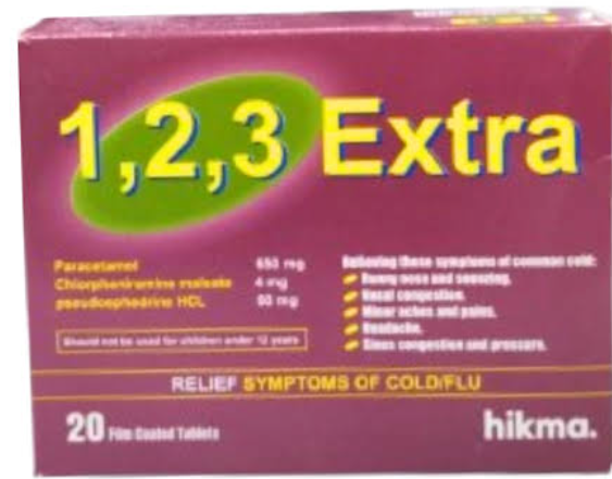 123 Extra 60Mg 20Tab
