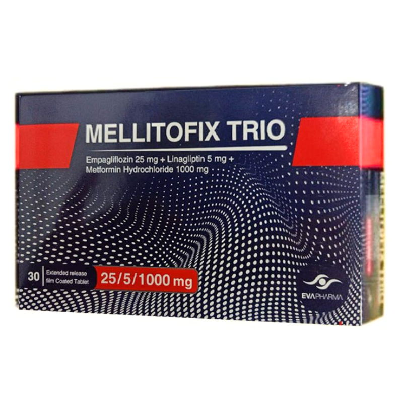 Mellitofix Trio 25/5/1000Mg 30Tab