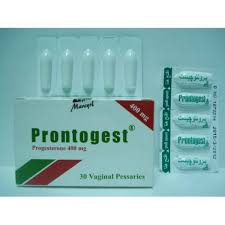 Prontogest 400Mg V.Suppثلاجه