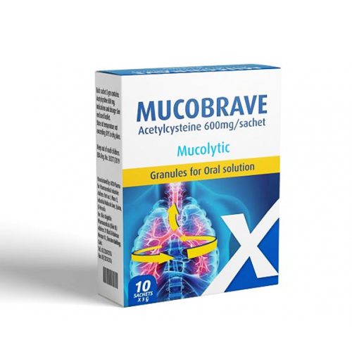 Mucobrave 600Mg 10Sachets