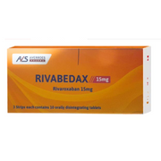 Rivabedax 15Mg 30Tab