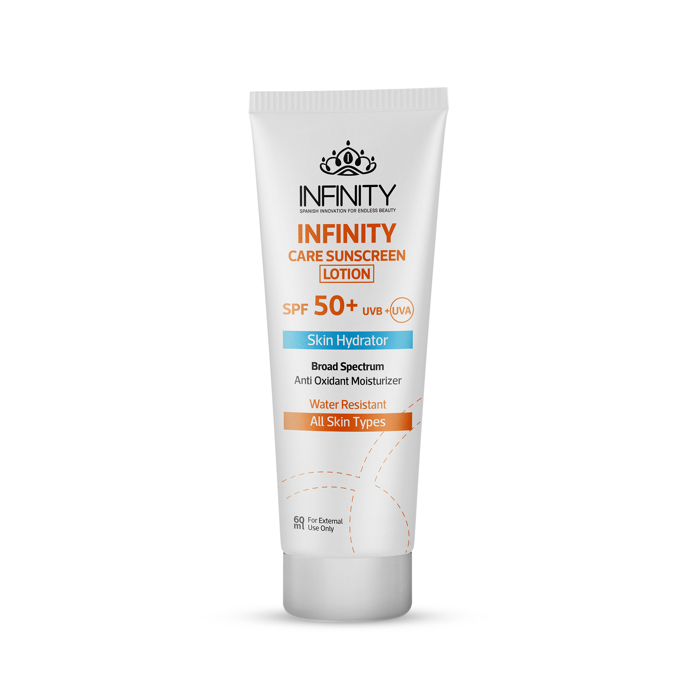 Infinity Care Sunscreen Lotion Spf50 60Ml(1+1)