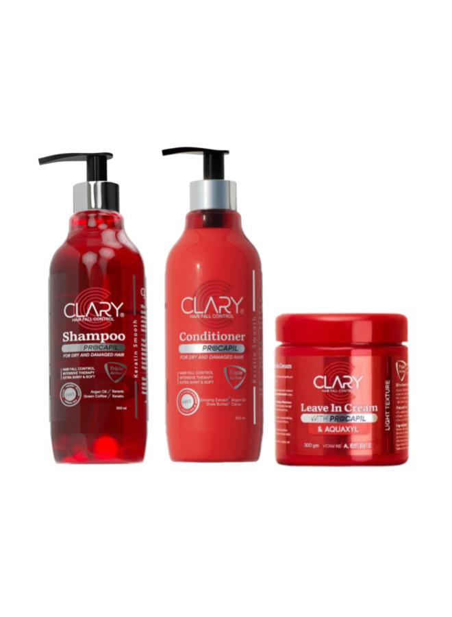 Clary Conditioner+Shampoo 300Ml+Hair Mask
