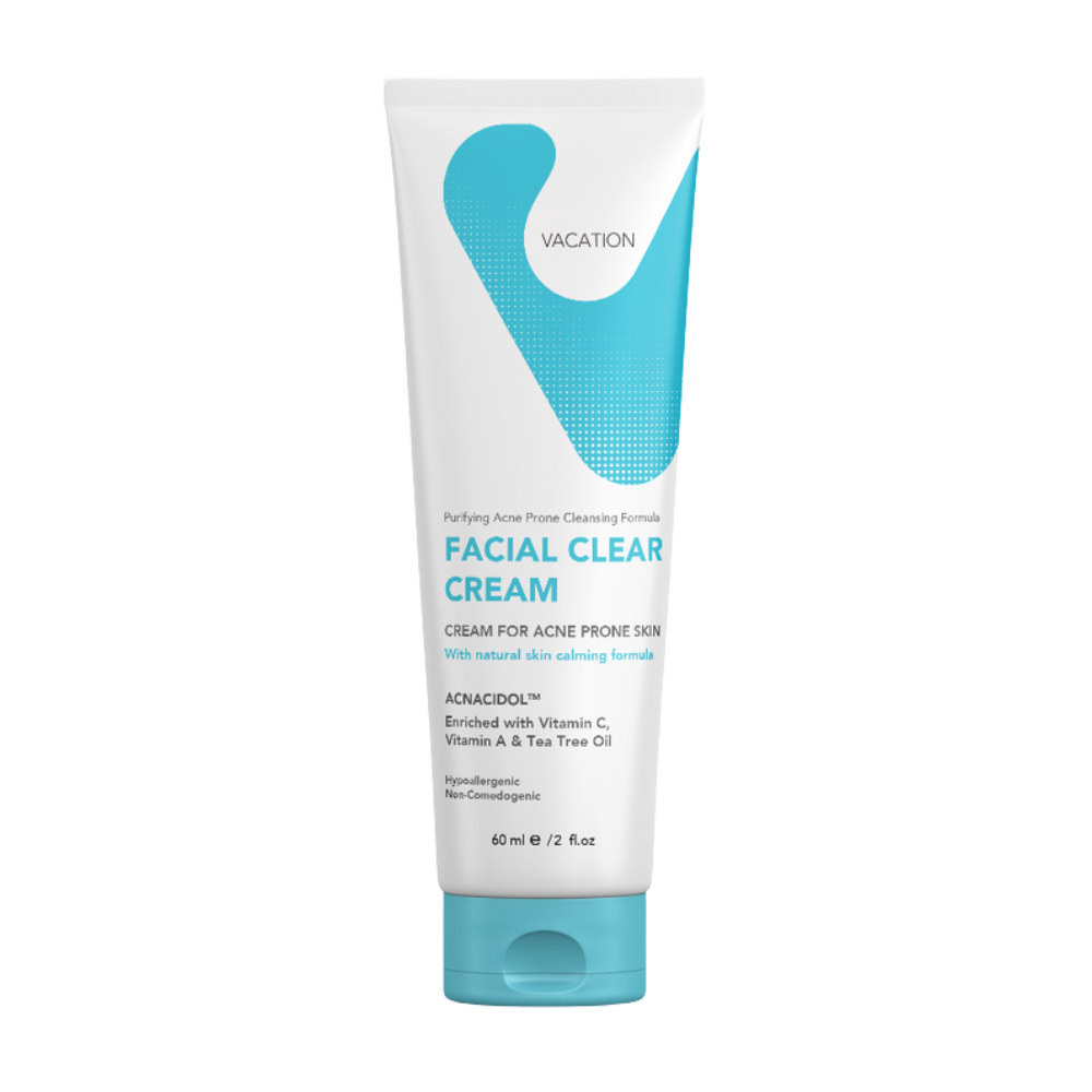 Vacation Facial Cler Acne 60Mg Cream