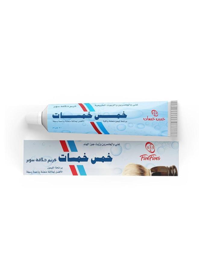 كريم حلاقه 55555 بالجلسرين و جوز الهند 50جم