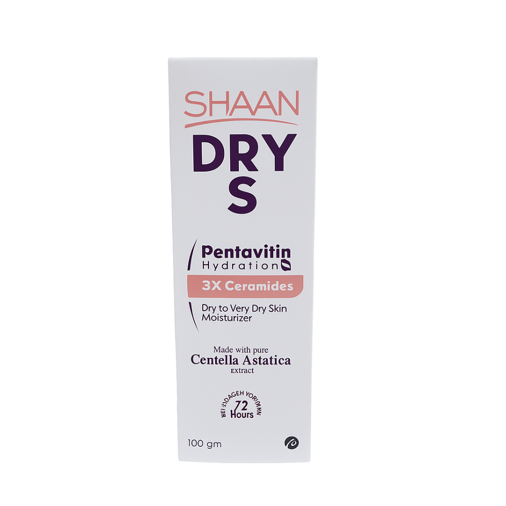 Shaan Dry S Pentavitin With Centella 100Gm Cream