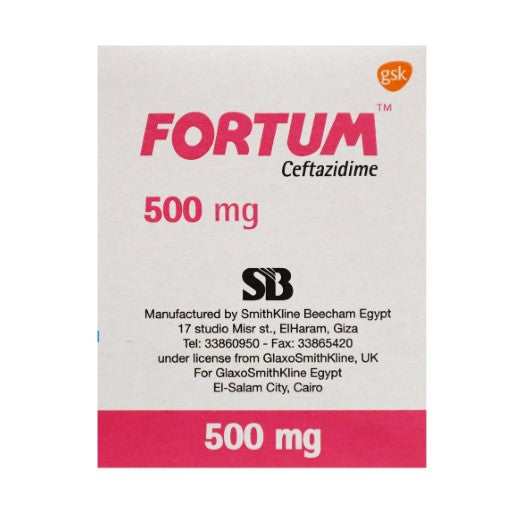 Fortum 500Mg Im.Iv 1Vial