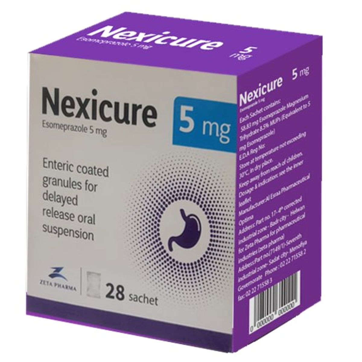Nexicure 5Mg 28 Sachet