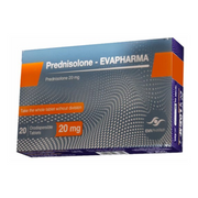 Prednisolone 20Mg 20Tab Eva Pharma
