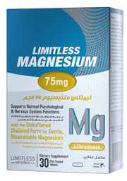 Limitless Magnesium 75Mg 30Tab