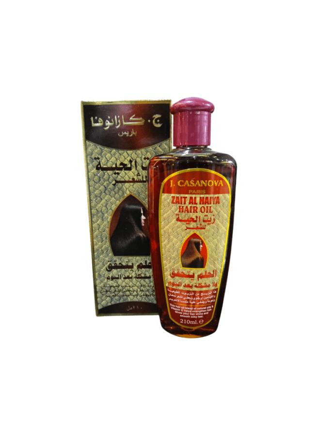 كازانوفا زيت شعر الحيه210مل