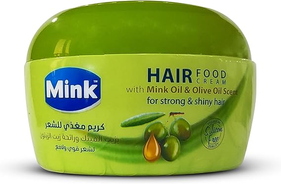 مينك هير فود 250 جم زيتون ومينك