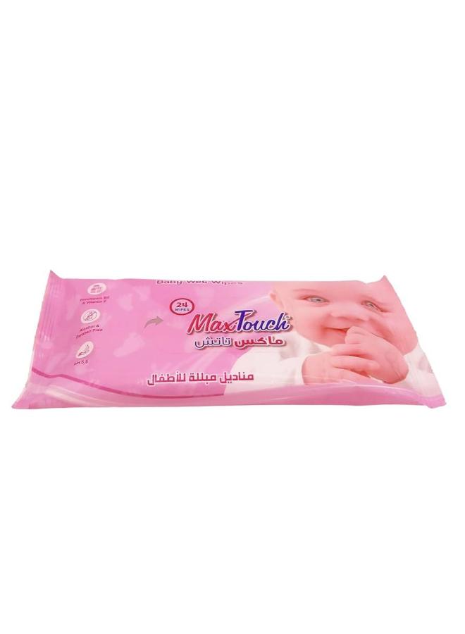 ماكس تاتش مناديل 24 اطفال