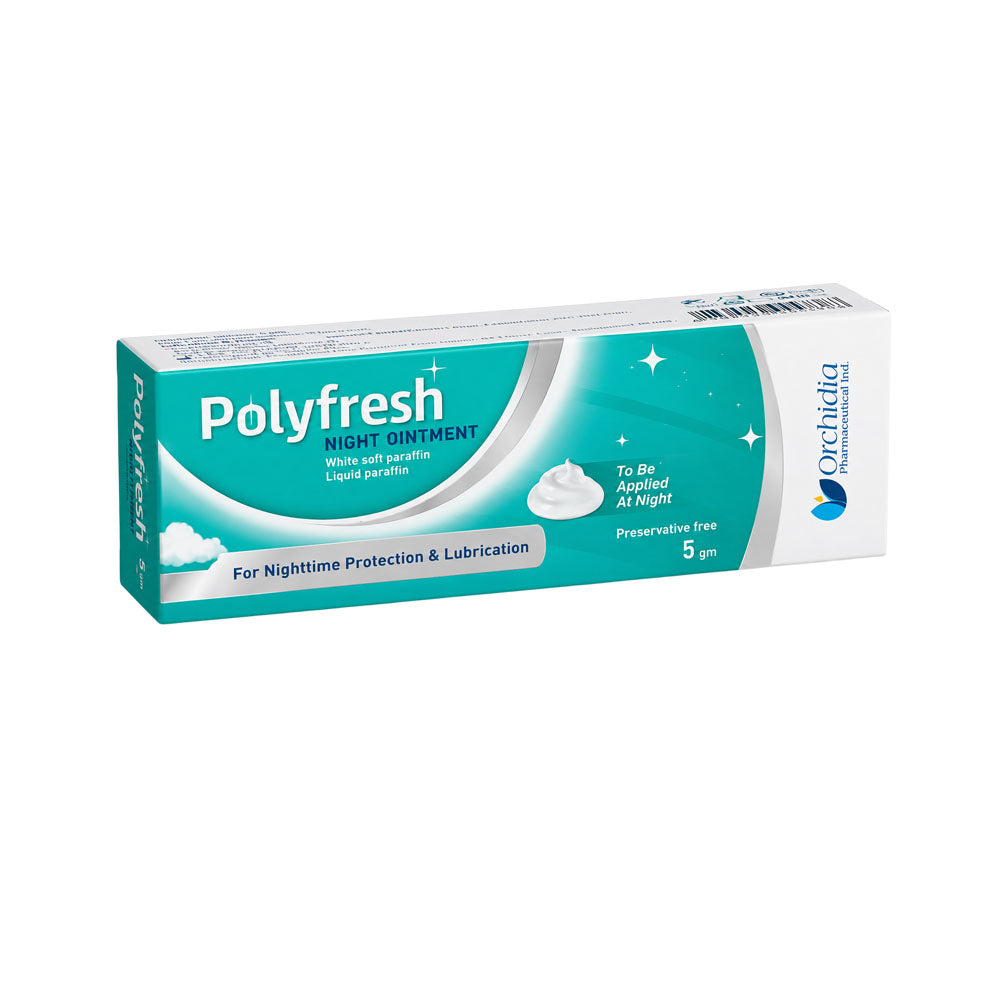 Polyfresh Night 5Gm Eye.Oint