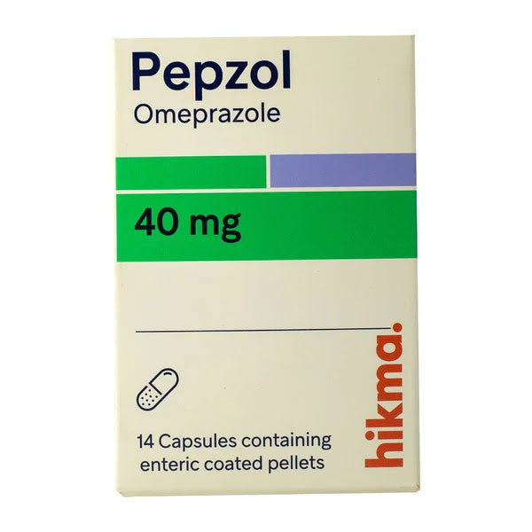 Pepzol 40Mg 14Cap