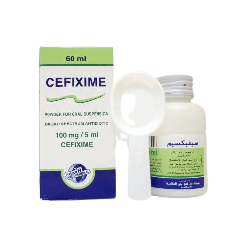 Cefixime 100Mg 60Ml Syrp