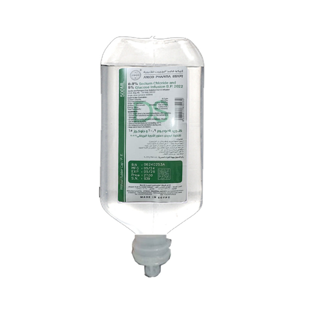 Sodium Chloride.%9 500M بدون كاب