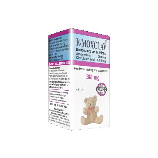 Emoxclav 312Mg Syp