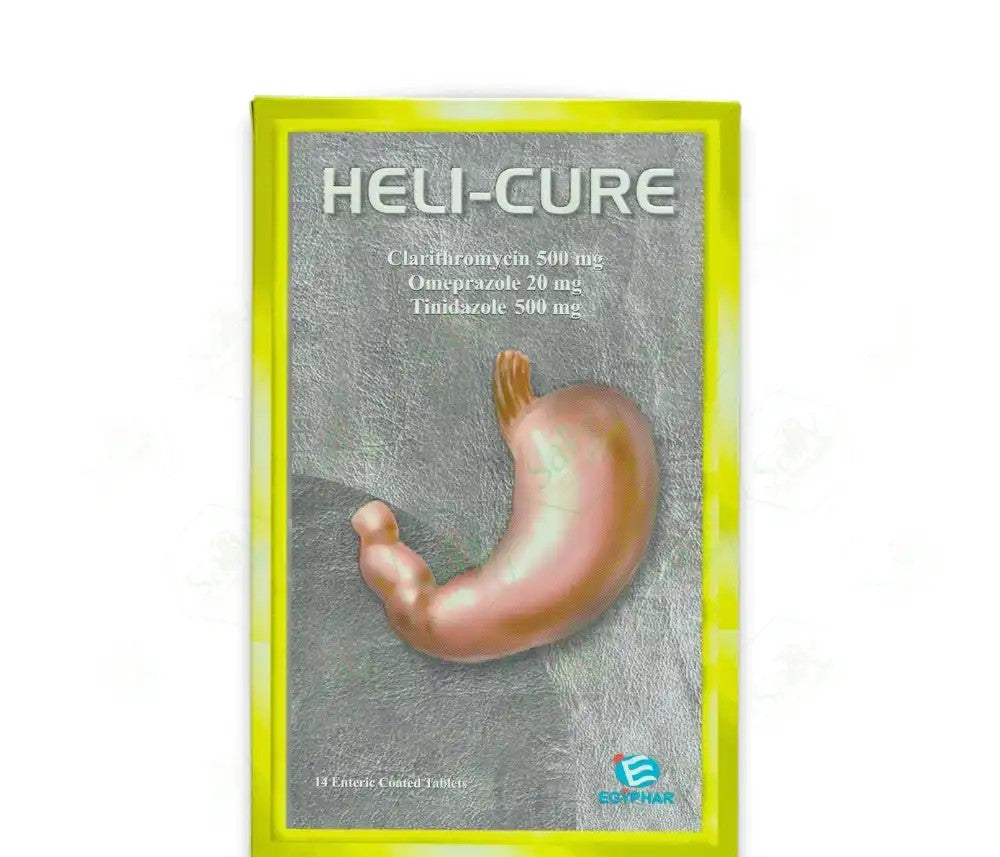 Heli Cure 14Tab 2 شريط