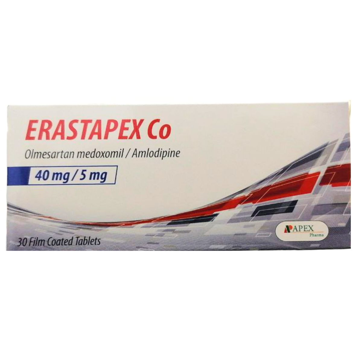 Erastapex Co 40/5Mg 30Tab