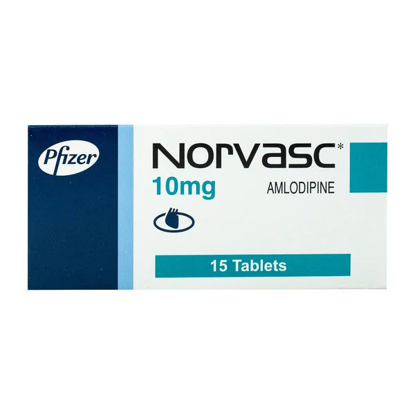 Norvasc 10Mg 15Tab