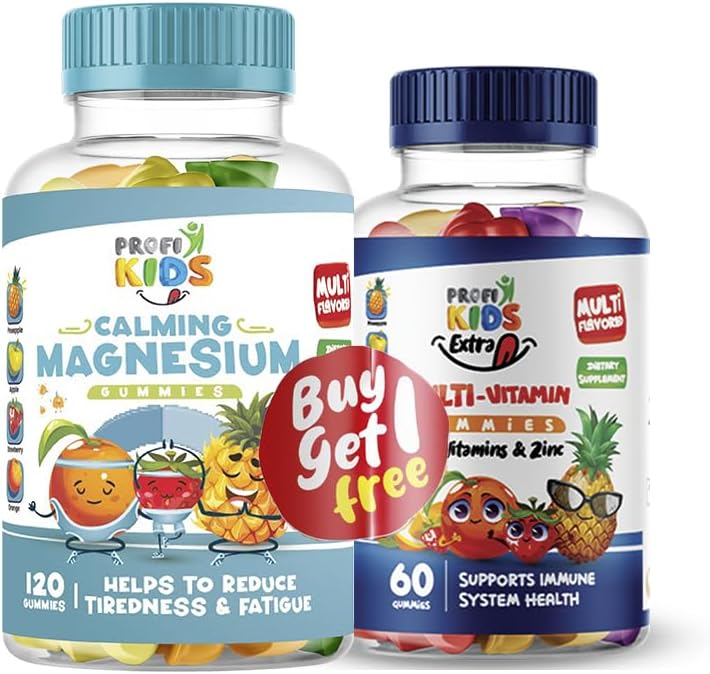 Profi Kids Magnesium 120Gummies+Profi Kids Extra 60Gummies