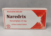 Naredrix 2.5Mg 6Tab