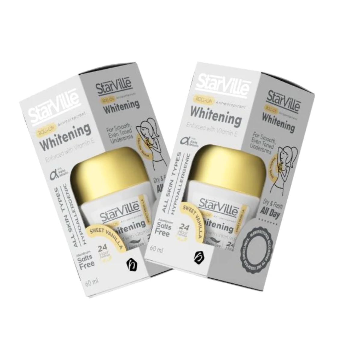 Starville Roll On 60 Ml Vanilla Scent 1+50%