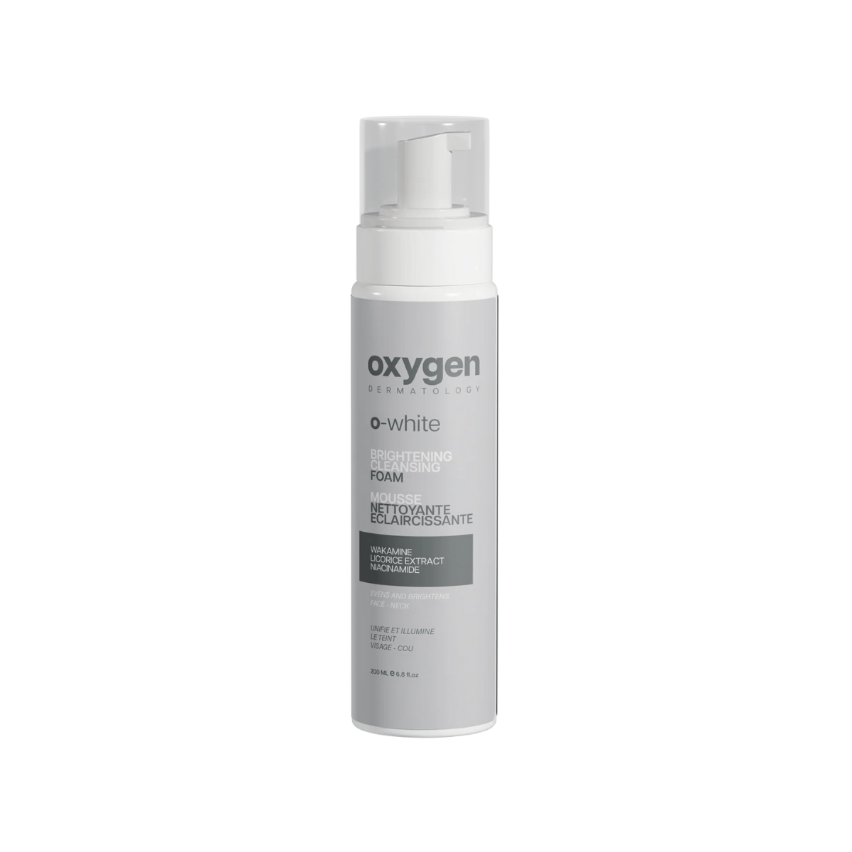 Oxygen White Brightening Cleansing Foam 200Ml Cream