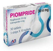 Piompride 30/4Mg 30Tab